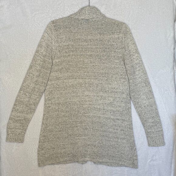 Fortune + Ivy Raiden Tab Cozy Button Cardigan Sweater Ivory Gray Size M - Picture 11 of 16